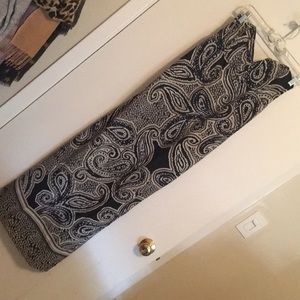 Strapless maxi dress